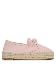 Jenny Fairy Espadryle WSS990-145 Różowy. Czerwone espadryle damskie Jenny Fairy, bez wzorów, z materiału, bez obcasa. Za 99.99 zł.