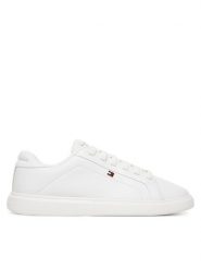 Tommy Hilfiger Sneakersy Th Icon Court Light FW0FW08948 Biały. Białe obuwie sportowe damskie Tommy Hilfiger, ze skóry, bez zapięcia. Za 409.99 zł.