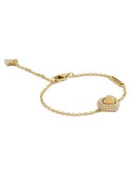 Guess Bransoletka JUBB05 022JW Złoty. Żółte bransoletki damskie Guess, metalowe. Za 139.99 zł.