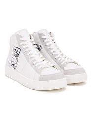 Goby Sneakersy w kolorze białym rozmiar: 36. Białe obuwie sportowe damskie Goby, za kostkę, bez zapięcia. Za 295.99 zł.