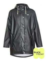 Schmuddelwedda Płaszcz przeciwdeszczowy w kolorze czarnym rozmiar: XL/XXL. Czarne płaszcze damskie Schmuddelwedda, xl, bez wzorów, bez kaptura. Za 630.99 zł.