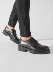 Vagabond Shoemakers Półbuty Kenova 5241-601-20 Czarny. Czarne półbuty damskie Vagabond Shoemakers, bez wzorów, bez obcasa, bez zapięcia. Za 564.99 zł.