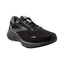 Buty do biegania damskie Brooks Ghost 15 GTX. Czarne obuwie sportowe damskie Brooks, bez zapięcia, do biegania. Za 809.90 zł.