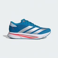 Buty Adizero SL 2. Niebieskie obuwie sportowe damskie Adidas, bez wzorów, z gumy, z obniżonym stanem. Za 569.00 zł.