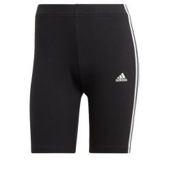 Spodenki krótkie sportowe damskie adidas Essentials 3-Stripes. Białe spodenki sportowe damskie Adidas, l, bez wzorów, z bawełny, na fitness i siłownię. Za 112.99 zł.