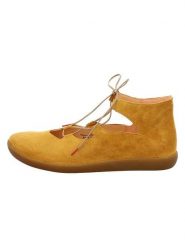 Think! Skórzane baleriny w kolorze żółtym rozmiar: 39. Żółte balerinki damskie Think!, bez wzorów. Za 289.95 zł.