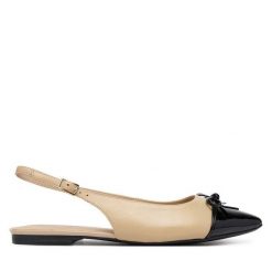 Baleriny Caprice. Brązowe balerinki damskie Caprice, bez wzorów. Za 339.99 zł.