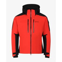 Kurtka narciarska unisex Kilpi DEXEN-U premium. Czerwone kurtki damskie Kilpi, na zimę, xl, bez wzorów, z nylonu, bez kaptura. Za 1,785.35 zł.