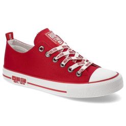 Czerwone Trampki Big Star Damskie Wygodne Buty. Czerwone trampki damskie Big Star, bez wzorów, bez zapięcia. Za 129.00 zł.