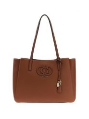 Guess Torebka 180981 Brązowy. Brązowe shopper bag Guess, z aplikacjami, bez dodatków. Za 679.99 zł.