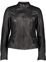 7eleven Skórzana kurtka "Fran" w kolorze czarnym rozmiar: XXL. Czarne kurtki damskie 7eleven, xxl, bez wzorów, z materiału, bez kaptura. Za 351.59 zł.