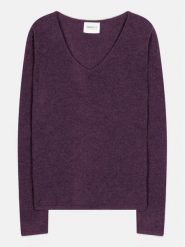 Perfect Cashmere Kaszmirowy sweter "Shannon" w kolorze fioletowym rozmiar: L. Różowe swetry klasyczne damskie Perfect Cashmere, l, z kaszmiru, bez kołnierzyka. Za 221.49 zł.