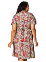 Aller Simplement Sukienka ze wzorem rozmiar: 54-58. Sukienki damskie Aller Simplement, bez wzorów, bez ramiączek. Za 65.99 zł.