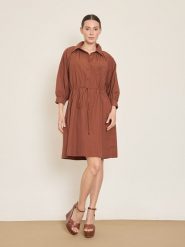 BGN Sukienka w kolorze jasnobrązowym rozmiar: 38. Brązowe sukienki damskie BGN, bez wzorów, bez ramiączek. Za 143.99 zł.