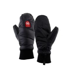 Łapawice zimowe Mittens. Czarne rękawiczki damskie PAJAK, bez wzorów. Za 369.99 zł.