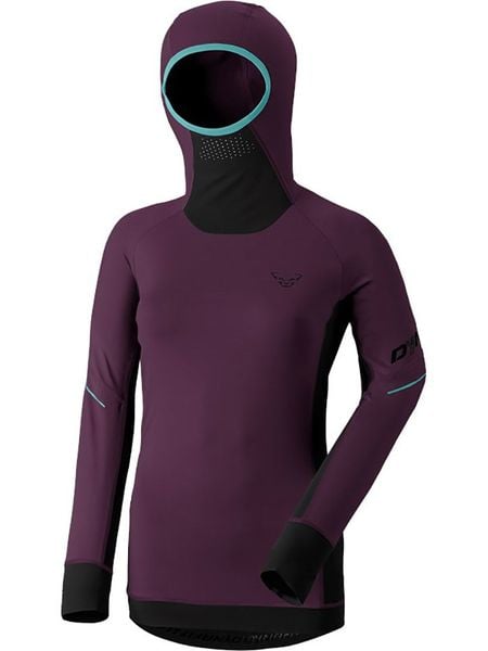 DYNAFIT Bluza funkcyjna "ALPINE" w kolorze fioletowym rozmiar: M. Różowe bluzy damskie Dynafit, m, bez wzorów, z materiału, z kapturem. Za 202.50 zł.