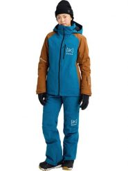 Burton Kurtka narciarska "[ak] Embark GORE-TEX 2L" w kolorze niebiesko-jasnobrązowym rozmiar: XS. Brązowe kurtki sportowe damskie Burton, l, bez wzorów, z gore-texu, bez kaptura. Za 1,419.95 zł.