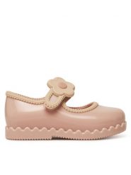 Melissa Baleriny Mini Melissa Hip Ballerina Bb 36261 Beżowy. Brązowe baleriny dziewczęce Melissa, bez wzorów, z tworzywa sztucznego, bez obcasa, bez zapięcia. Za 139.99 zł.