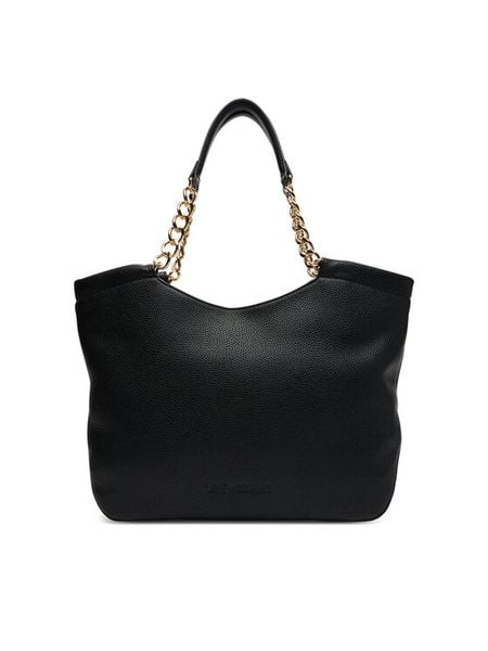 LOVE MOSCHINO Torebka JC4031PP1NLT0000 Czarny. Czarne torebki klasyczne damskie Love Moschino, ze skóry, bez dodatków. Za 579.99 zł.