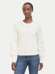 Guess Sweter W6BR44 Z1441 Kremowy Regular Fit. Białe swetry klasyczne damskie Guess, m, z syntetyku, bez kołnierzyka. Za 394.99 zł.