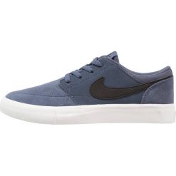 Nike SB SB PORTMORE II Tenisówki i Trampki thunder blue/black/summit white. Niebieskie buty sportowe dziewczęce Nike SB, z materiału. Za 229.00 zł.