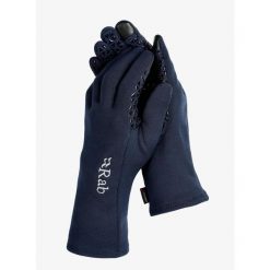 Rękawiczki Rab Power Stretch Contact Grip Glove. Niebieskie rękawiczki damskie RAB, bez wzorów. Za 130.99 zł.