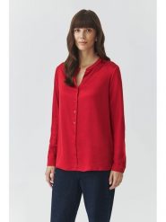 TATUUM Bluzka "Stendi" w kolorze czerwonym rozmiar: 38. Czerwone bluzki damskie TATUUM, bez wzorów, z wiskozy, bez kołnierzyka, bez ramiączek. Za 156.61 zł.