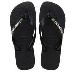 Klapki Havaianas Model 4110850 Kolor Czarny. Czarne klapki damskie Havaianas, bez wzorów, z gumy, bez obcasa, bez zapięcia. Za 72.00 zł.