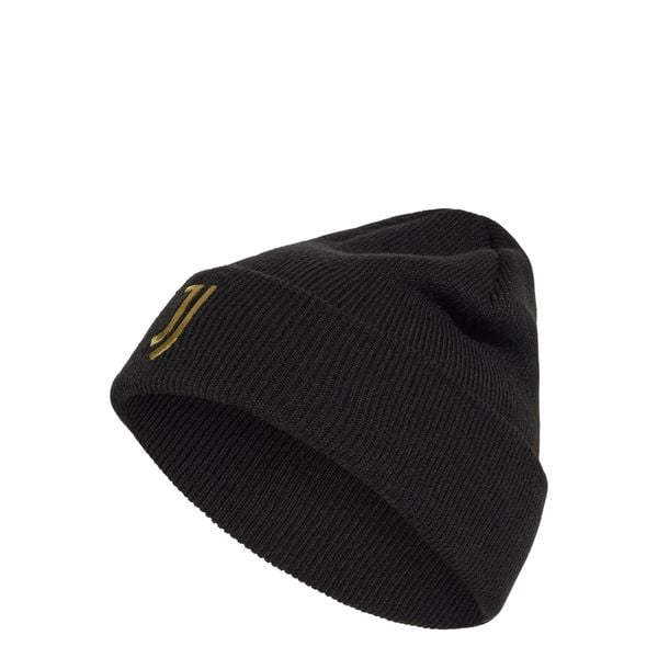 Czapka JUVENTUS WOOLIE. Czarne czapki damskie Adidas, na zimę, bez wzorów, z dzianiny. Za 119.00 zł.