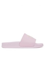 Elisabetta Franchi Klapki F4-A0E-0312 Różowy. Czerwone klapki damskie Elisabetta Franchi, bez wzorów, z tworzywa sztucznego, bez obcasa, bez zapięcia. Za 259.99 zł.