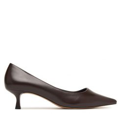 Szpilki Aldo. Brązowe szpilki damskie ALDO, bez wzorów, bez obcasa, na szpilce, bez zapięcia. Za 339.99 zł.