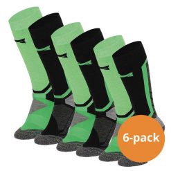 Skarpety snowboardowe Xtreme, 6 par, Multi Zielony. Zielone skarpetki damskie XTREME SOCKSWEAR, bez wzorów. Za 499.99 zł.