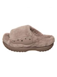 Crocs Kapcie "Classic Unfurgettable" w kolorze beżowym rozmiar: 38/39. Brązowe kapcie damskie Crocs, z materiału. Za 199.95 zł.