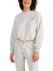 Bluza damska O'Neill Cube Crew. Szare bluzy damskie O'Neill, m, bez wzorów, z bawełny, bez kaptura. Za 199.00 zł.