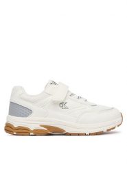 Calvin Klein Sneakersy V1X9-83483-1695 S Kremowy. Białe buty sportowe dziewczęce Calvin Klein, ze skóry, bez zapięcia. Za 364.99 zł.