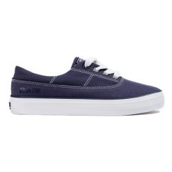 Trampki damskie Big Star KK274018 niebieskie. Niebieskie trampki damskie bez wzorów, bez zapięcia. Za 181.89 zł.