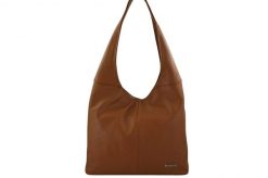 Worek skórzany BARBERINI'S j. brązowy 994-12. Brązowe shopper bag Barberinis, ze skóry, duże, bez dodatków. Za 259.99 zł.