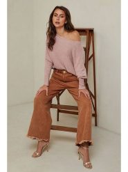 Joséfine Sweter "Hajos" w kolorze jasnoróżowym rozmiar: L. Różowe swetry klasyczne damskie Joséfine, l, z kaszmiru, bez kołnierzyka. Za 152.99 zł.