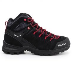 Buty trekkingowe damskie Salewa WS Alp Mate Mid WP. Czerwone obuwie trekkingowe damskie Salewa, z materiału, za kostkę, bez zapięcia. Za 668.10 zł.