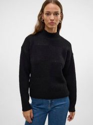 Vero Moda Sweter w kolorze czarnym rozmiar: L. Czarne swetry klasyczne damskie Vero Moda, l, bez kołnierzyka. Za 103.45 zł.