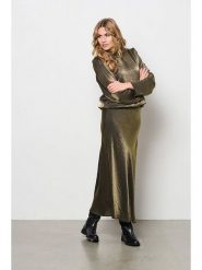 &Co Woman Spódnica "Bibbi" w kolorze złotym rozmiar: M. Żółte spódnice damskie &Co Woman, na co dzień, m, bez wzorów, midi. Za 136.13 zł.