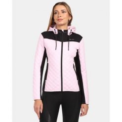 Damska ocieplana bluza z kapturem z polaru Kilpi NEVIA-W. Czerwone bluzy damskie Kilpi, bez wzorów, z polaru, z kapturem. Za 396.23 zł.