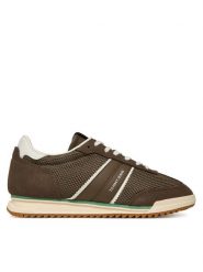 Tommy Jeans Sneakersy Tjw Low Profile Runner EN0EN02862 Brązowy. Brązowe obuwie sportowe damskie Tommy Jeans, z jeansu, bez zapięcia. Za 319.99 zł.