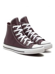 Converse Sneakersy "Chuck Taylor" w kolorze brązowym rozmiar: 41,5. Brązowe obuwie sportowe damskie Converse, za kostkę, bez zapięcia. Za 281.10 zł.