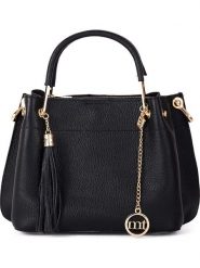 Mia Tomazzi Skórzana torebka "Garda" w kolorze czarnym - 26 x 21 x 13 cm rozmiar: onesize. Czarne torebki klasyczne damskie Mia Tomazzi, z materiału, przez ramię, bez dodatków. Za 304.99 zł.