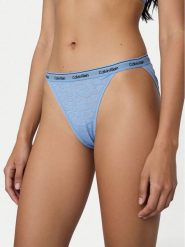 Calvin Klein Underwear Figi klasyczne LV00QD5213 Niebieski. Niebieskie figi Calvin Klein Underwear, bez wzorów, z syntetyku. Za 79.99 zł.