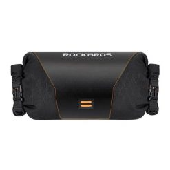 Torebka na kierownicę rowerową Rockbros 30990009001 tuba, zwijana. Czarne torebki klasyczne damskie ROCKBROS, bez dodatków. Za 139.00 zł.