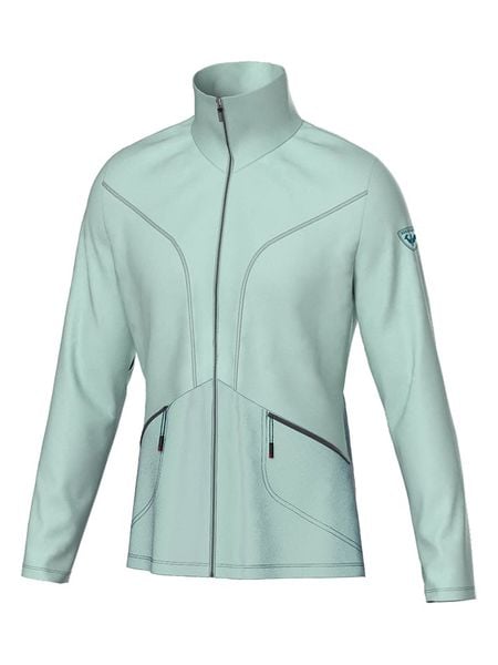 ROSSIGNOL Dwustronna kurtka polarowa "Blackside" w kolorze turkusowym rozmiar: L. Niebieskie kurtki damskie Rossignol, l, bez wzorów, z materiału, bez kaptura. Za 262.29 zł.