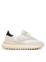 D.A.T.E. Sneakersy Athleta W441-AT-NY Biały. Białe obuwie sportowe damskie D.A.T.E., ze skóry, bez zapięcia. Za 719.99 zł.