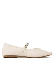 DeeZee Baleriny CS21213-08 Beżowy. Brązowe baleriny dziewczęce DeeZee, bez wzorów, ze skóry, bez obcasa, bez zapięcia. Za 55.99 zł.